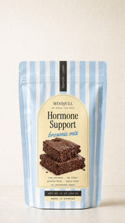 Hormone Support Brownie Mix pouch with brownies