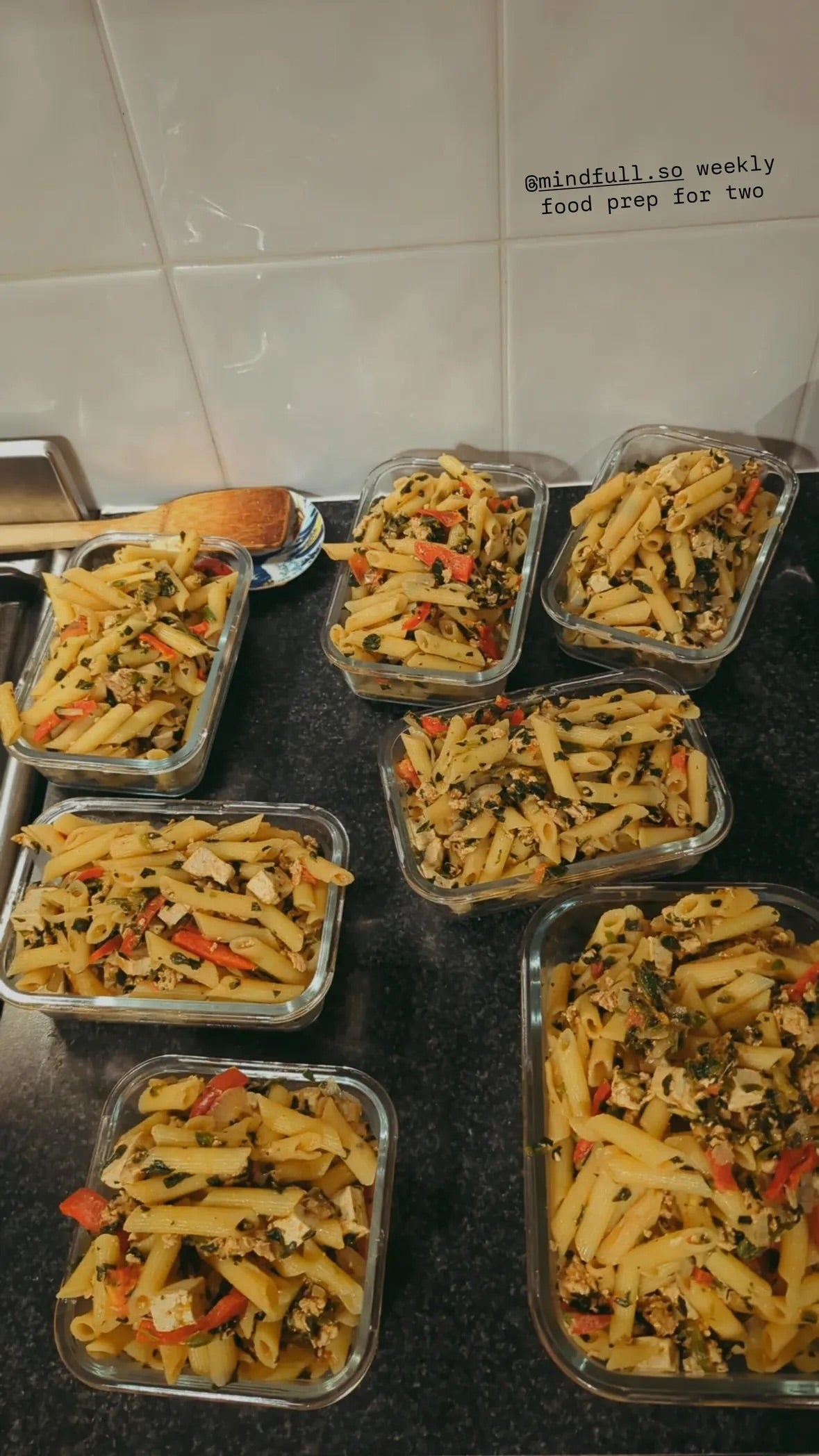 Spicy Tofu Pomodoro Pasta